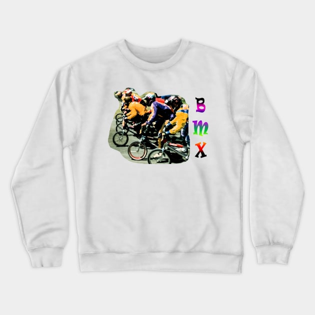 bmx Crewneck Sweatshirt by rickylabellevie